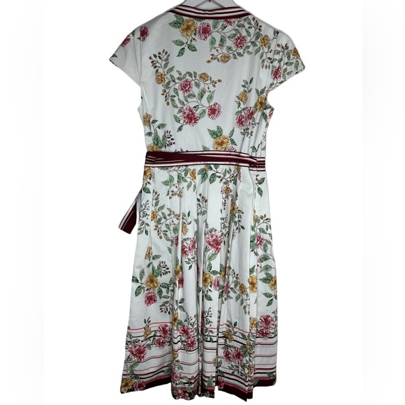 💋 EUC 💋 Gal Meets Glam Teresa Floral Wrap Dress SIZE - Picture 5 of 13